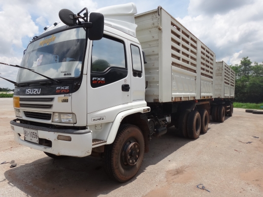 ขายด่วน  รถบรรทุกสิบล้อดัมพ์  พ่วง  แม่-ลูก  ISUZU  DEGA  270  ยูโรทู  ปี  50  กระบะสามมิตร   พร้อมใช้งาน