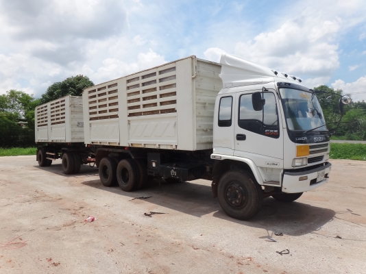 ขายด่วน  รถบรรทุกสิบล้อดัมพ์  พ่วง  แม่-ลูก  ISUZU  DEGA  270  ยูโรทู  ปี  50  กระบะสามมิตร   พร้อมใช้งาน