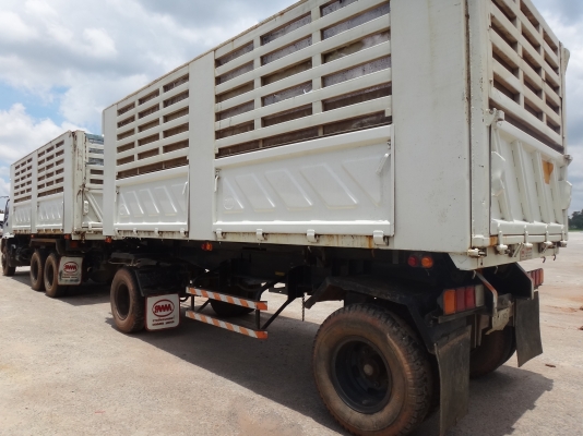 ขายด่วน  รถบรรทุกสิบล้อดัมพ์  พ่วง  แม่-ลูก  ISUZU  DEGA  270  ยูโรทู  ปี  50  กระบะสามมิตร   พร้อมใช้งาน