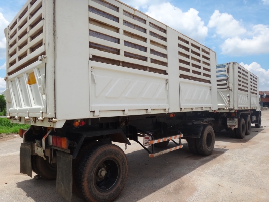 ขายด่วน  รถบรรทุกสิบล้อดัมพ์  พ่วง  แม่-ลูก  ISUZU  DEGA  270  ยูโรทู  ปี  50  กระบะสามมิตร   พร้อมใช้งาน