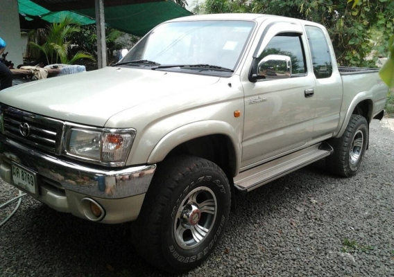 TOYOTA HILUX TIGER EXTRACAB 3.0 EFi MT 4WD ปี 44 รถบ้านภาพดีเดิมๆ ไม่เคยมีอุบัติเหตุหนักเลยพร้อมใช้งาน เครื่องแห้งแรงดี ภายในเก๋งคอนโซลสวยครบพร้อม CD ABS แอร์ พ.เพาเวอร์ ก.ไฟฟ้า กระบะปูพื้นยางลายเนอร์ ช่วงล่างแน่นหนึบ ระบบขับเคลื่อนสี่ล้อพร้อมใช้งานได้เลย