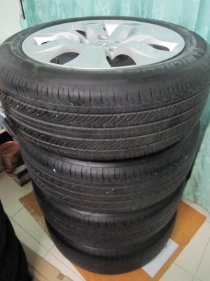 ขายล้อแม็กเดิมติดรถ Honda Accord ขอบ 17 พร้อมยาง Michelin ปี 12
