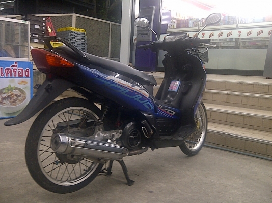 +++ขายนูโวตัวเก่า สีดำน้ำเงิน เครื่องเดิมล้อdid14ปีเก่าครับ15999บาท+++++