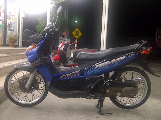 +++ขายนูโวตัวเก่า สีดำน้ำเงิน เครื่องเดิมล้อdid14ปีเก่าครับ15999บาท+++++