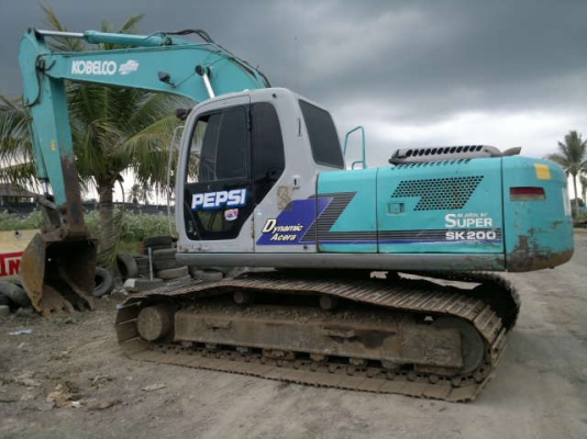 ขายรถแบคโฮ KOBELCO SK200-YN-10 ซีเรี้ยล.40457 เอกสารใบแจ้งจำหน่าย เอวแน้น ไฟฟ้าครบ รถสวย ราคาย้อมๆรีบจองด่วน