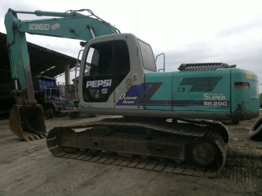 ขายรถแบคโฮ KOBELCO SK200-YN-10 ซีเรี้ยล.40457 เอกสารใบแจ้งจำหน่าย เอวแน้น ไฟฟ้าครบ รถสวย ราคาย้อมๆรีบจองด่วน