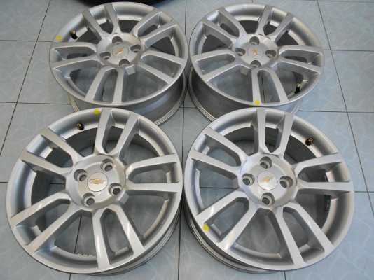 ขายล้อแม็กเปล่า chevrolet sonic ขอบ 16 4/100 ถอดป้ายแดง 1 ชุด/ถอด ถ่วง ใส่ฟรีค่ะ
