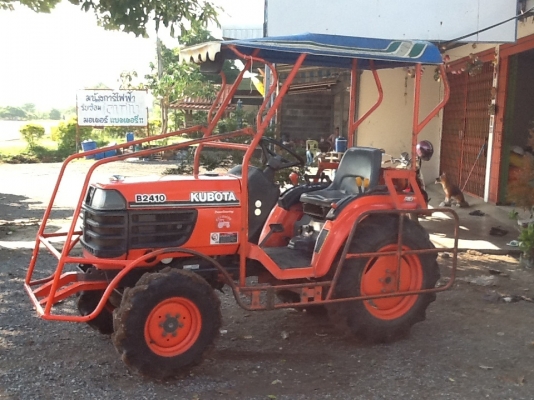 คูโบต้าB2410 4WD 2เพลา ทำงาน969ชั่วโมง พร้อมโครงกันอ้อย