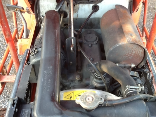 คูโบต้าB2410 4WD 2เพลา ทำงาน969ชั่วโมง พร้อมโครงกันอ้อย