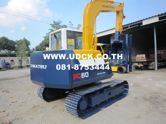 ขาย รถขุด KOMATSU รุ่น PC60-6- มือสองญี่ปุ่น