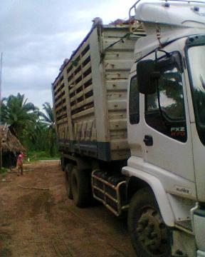 ISUZU  270  URO 1    ปี45  2 เพลาดั้ม  กระบะคอกเกษตร สามมิตร ( ไม่มีเล่มทะเบียน)