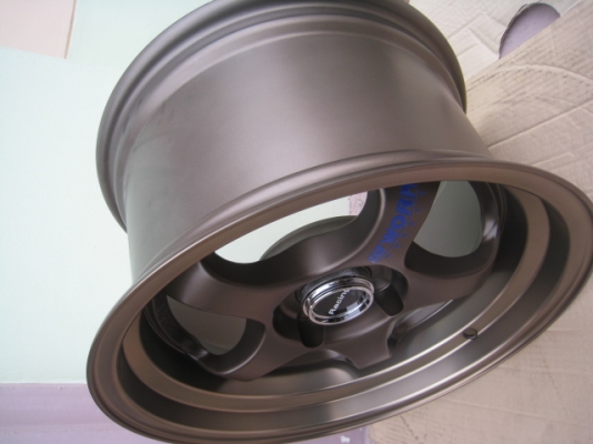 ขายล้อแม็กใหม่ W Work S1r 15"x หน้า 7.5 et38 หลัง 8.5 et25 4รู 100  พร้อมจุ๊ป Rays (081-3747940)