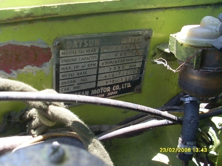 ขาย datsun B10 เดิมๆ ขับได้วิ่งได้ แอร์เย็น สีดี ภาษี พรบ ครบพร้อมโอน 58,000 ฿