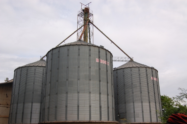 โครงสร้างโรงสีพร้อมเครื่องจักร