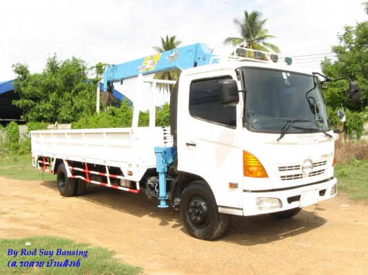 ขาย 6ล้อ ฮีโน่เครน 3 ตัน เมก้า 175 แรง ยาว 5.80  ปี 2004  สภาพสวยเดิมเครื่องดี พร้อมใช้งาน ชมก่อนได้ครับ สนใจติดต่อ 081-9425443