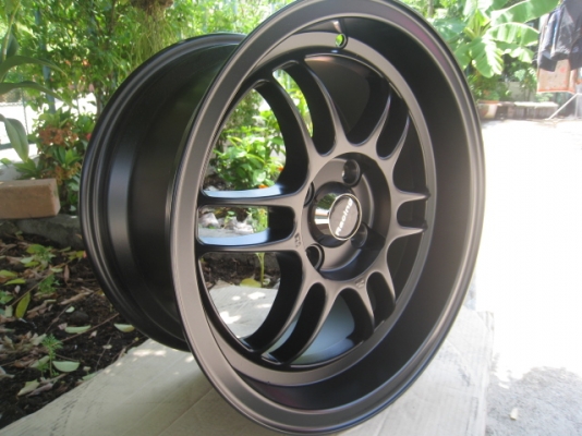 ขายล้อแม็กใหม่ RPF1 15"x8" et 35 4รู100 พร้อมจุ๊ป Rays  (081-3747940)