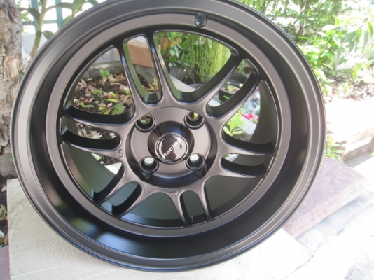 ขายล้อแม็กใหม่ RPF1 15"x8" et 35 4รู100 พร้อมจุ๊ป Rays  (081-3747940)