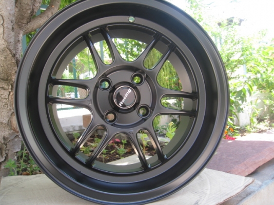 ขายล้อแม็กใหม่ RPF1 15"x8" et 35 4รู100 พร้อมจุ๊ป Rays  (081-3747940)