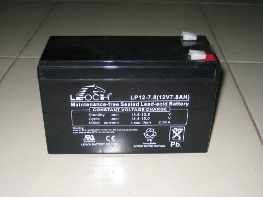 ขายแบตเตอรี่มือสองขนาด 7.8 AH ครับ