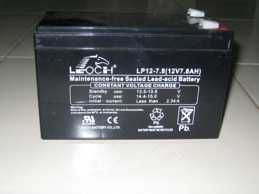 ขายแบตเตอรี่มือสองขนาด 7.8 AH ครับ