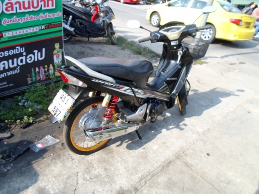 ขาย HONAD WAVE 125 I รถสีดำ-น้ำตาล รถปี54 เครื่องเดิมๆๆ เครื่องดี สภาพภายนอกสวย มีเล่มครบ ขา27,000บาท