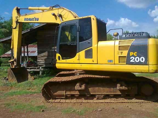 KOMATSU PC200-8 ปี2007ใช้งาน8000ช.มเศษไฟฟ้าครบ
