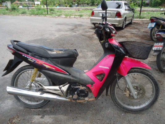 ขาย HONDA  WAVE 100S (NO BOOK) มีทะเบียน ภาษีไม่หมดอายุ แต่มีหน้าเล่ม ต่อภาษีได้ 6,900.-