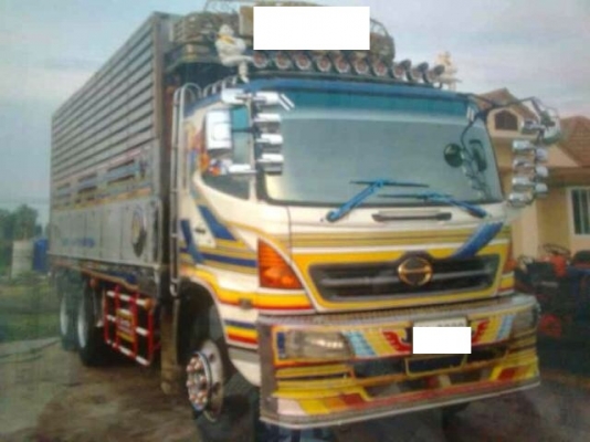 ขายรถสิบล้อพ่วงแม่ลูกดั้ม HINO MEGA 260 แรง สวยจัด ยางเรเดียนทั้งหมด