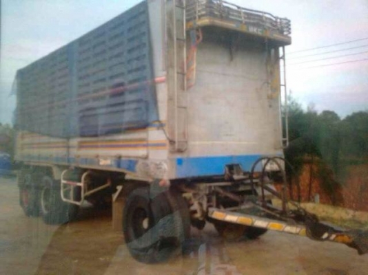 ขายรถสิบล้อพ่วงแม่ลูกดั้ม HINO MEGA 260 แรง สวยจัด ยางเรเดียนทั้งหมด