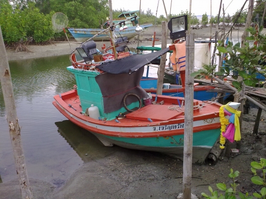 ขายเรือตกปลา ลากหมึก วางอวนปู