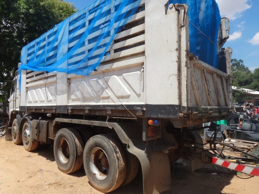 ขาย สิบล้อพ่วง  แม่-ลูก ดัมพ์  HINO  MEGA 320   ปี 48  กระบะสามมิตร  ยางเรเดียลทุกเส้น  สภาพเดิมๆ  พร้อมใช้งาน