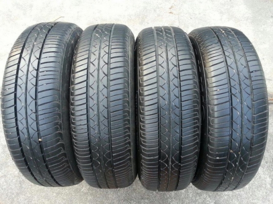 กะทะ14" 4รู100 ดุมกลางใหญ่มากของมาช + ยาง Maxxis 165/70/14 ปลายปี12