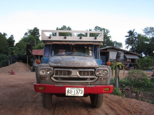 ขายรถเทลเลอร์บรรทุกรถเกี่ยว หรือรถแม็คโคร หัวยาวสภาพดี