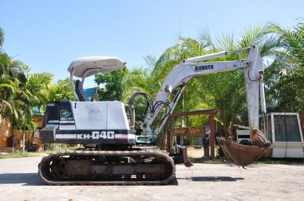 ขาย แบคโฮKUBOTA KH40สภาพสวยเดิมจาญี่ปุ่น ยังไม่เคยใช้งานในไทย 240,000 เท่านั้น!!