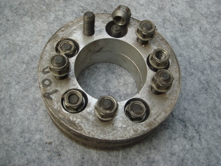 ขายอแดบเตอร์สเปเซอร์อลูมิเนียมเก่าญี่ปุ่น 5รู100  1 คู่ครับ