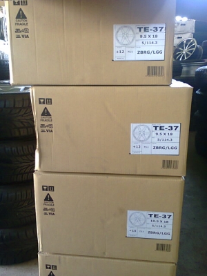 ล้อ TE 37เหมือนแท้ขอบ18ใหม่ 22500 ล้อ TE 37เหมือนแท้ขอบ18ใหม่ 22500