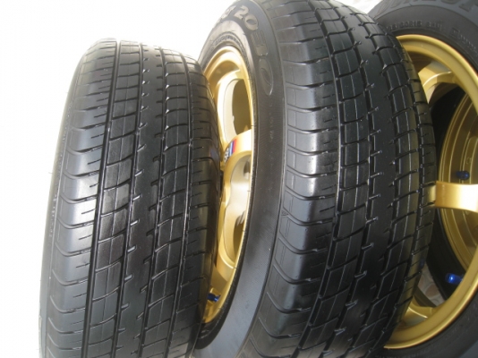 ขายล้อแม็กของใหม่ ssr type c rs 15"x6.5" 4รู100 et38 +ยางปี 12 (081-3747940)