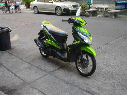 ขาย Mio 125 RR สีดำ-เขียว สวยเฉียบ เครื่องเทพ ทนแกร่งด้วยกระบอกสูบDiasil ราคา 22500 บาท