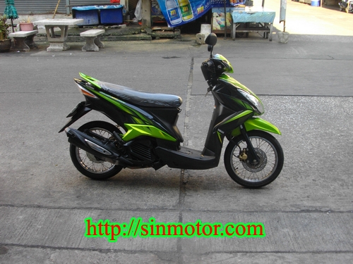 ขาย Mio 125 RR สีดำ-เขียว สวยเฉียบ เครื่องเทพ ทนแกร่งด้วยกระบอกสูบDiasil ราคา 22500 บาท