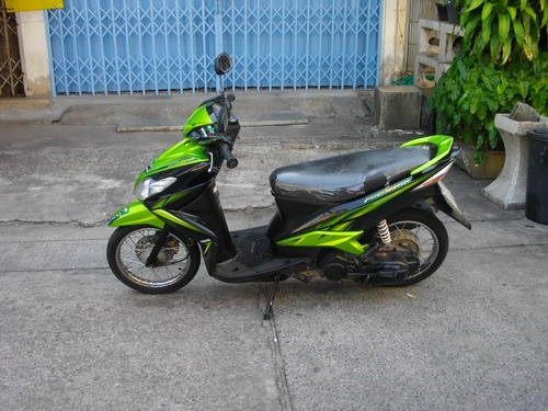 ขาย Mio 125 RR สีดำ-เขียว สวยเฉียบ เครื่องเทพ ทนแกร่งด้วยกระบอกสูบDiasil ราคา 22500 บาท