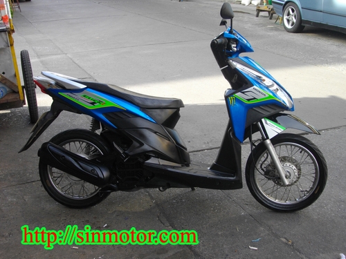 ขาย Click I หัวฉีด สีน้ำเงิน-ดำ สวยสุภาพ เครื่องเยี่ยม มีคู่มือรับประกันศูนย์+หัวฉีด5ปี ราคา 23000 บาท