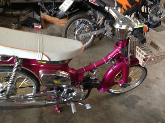 ขายC70ทะเบียนเครื่องเวฟ110 สีชมพู่ 26000 ต่อรองได้ สนใจติดต่อ 082-5458981