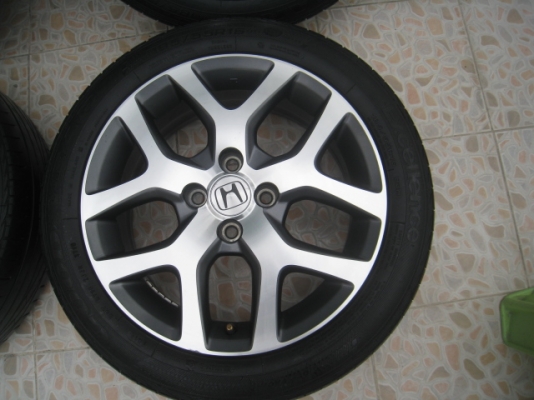 ขายล้อแม็ก Honda city 16"x6" et53 4รู100 + ยาง ปี 10 (081-3747940)