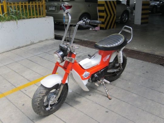 Honda Chaly&hellip;ชาลีไฟบนแนวๆจิ๊กโก๋ขาลุย ล้อโต ท่อยกเสียงมันส์ เครื่องเดิมแรงส์ cdi ช้าอดชัวร์ กทม.