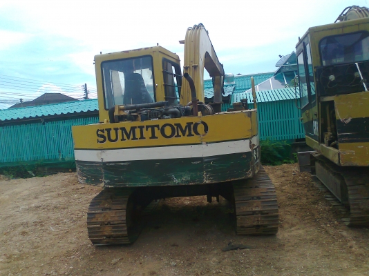 ขายด่วน..รถแบคโฮ SUMITOMO S160 แรงขุดดี ทำงานไว เดินแรงทั้งสองข้าง รถสวย พร้อมใช้งาน มีใบอินวอยล์.