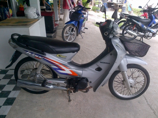 ขาย!เวฟ100 ปี45 รถเครื่องเดิมแน่นๆ  พร้อมใช้ ทะเบียน+เอกสารโอน ภาษีไม่หมด