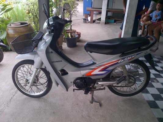 ขาย!เวฟ100 ปี45 รถเครื่องเดิมแน่นๆ  พร้อมใช้ ทะเบียน+เอกสารโอน ภาษีไม่หมด