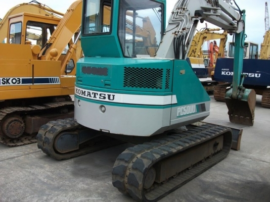 ขาย รถขุดเล็ก KOMATSU PC50UU-1 เก่านอก  From Japan แท้ๆ ใช้งานมาเพียง 3,220 ชม. สภาพสวย มีเก๋ง พร้อมใช้งาน