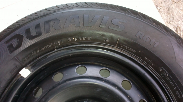 ขายล้ออะไหล่พร้อมยางขอบ15/5รู