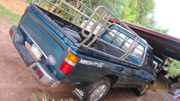 ขายๆไมตี้เอ็กปี35..กระบะตอนเดียวรถบ้าน..รถคุณหมอ...ใช้งานน้อยครับสภาพพร้อมใช้งานเครื่องเงียบไม่ไอไม่จามไม่มีเยิ้มซื้อไปไม่ต้องทำไรพร้อมใช้งานครับสีเขียวคอเป็ดสวยๆๆกันชนหน้า+หลัง+คอกกระบะแสตนเลสสวยๆ+ล้อแม๊ค+ยางใหม่+แบตเตอรี่ใหม่+คอมแอร์ใหม่ระบบแอร์พึ่งทำมา